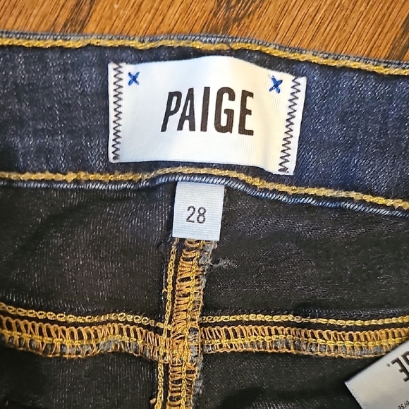 PAIGE Dark Blue Skinny Jeans - Picture 2 of 10